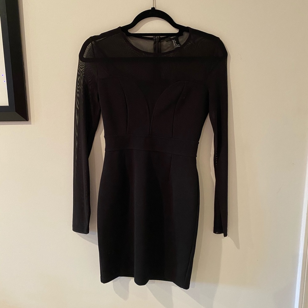 Black Mesh Dress